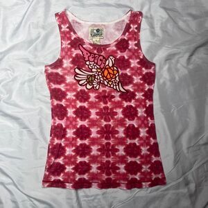 Lucky Brand Peace Dove Tie Dye Tank Top